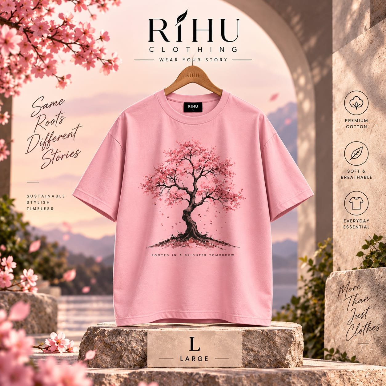 Printed Relaxed Fit T-Shirt for Men | Cotton T-Shirt | Regular Wear - Image 5