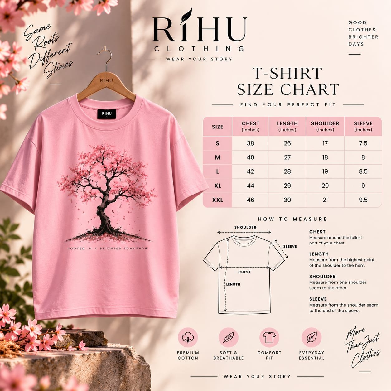 Printed Relaxed Fit T-Shirt for Men | Cotton T-Shirt | Regular Wear - Image 3